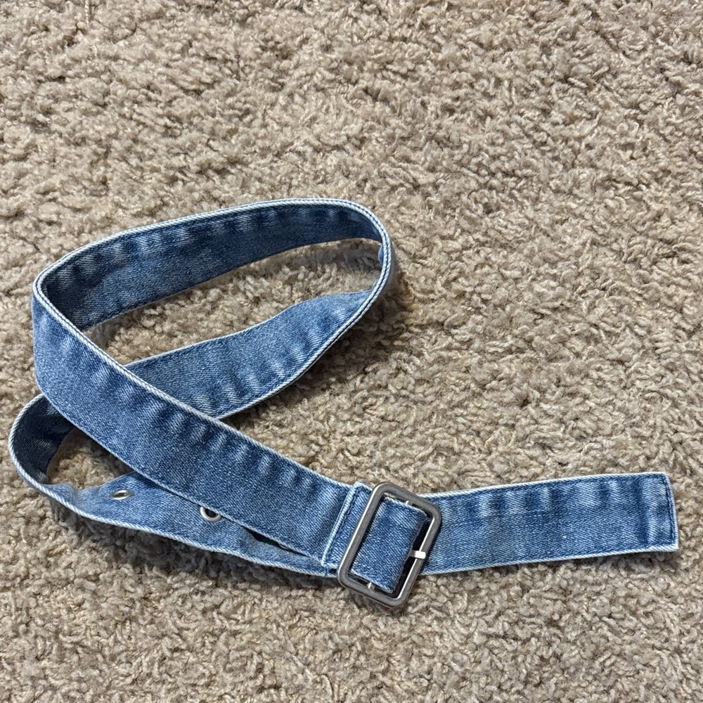 American Eagle Outfitters Blue Denim Belt
